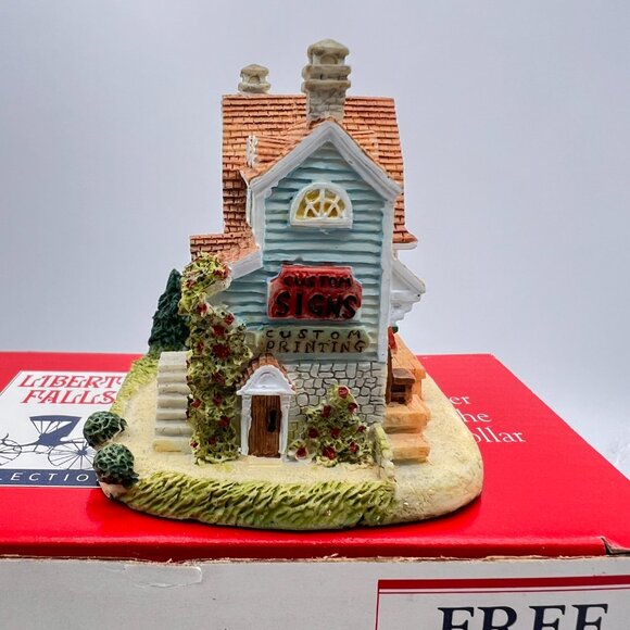 Liberty Falls B CUMMINGS SIGNMAKER AH130 Americana Holiday Village 1997 NEW - Picture 14 of 15